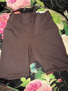 aerie High-Waist Brown Bike Shorts